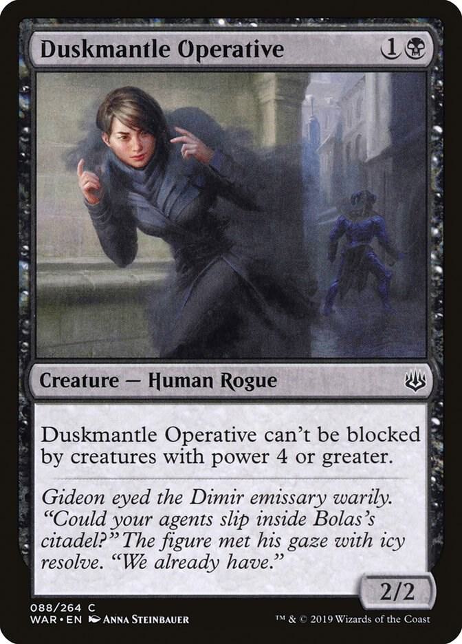 Duskmantle Operative (88) [War of the Spark]