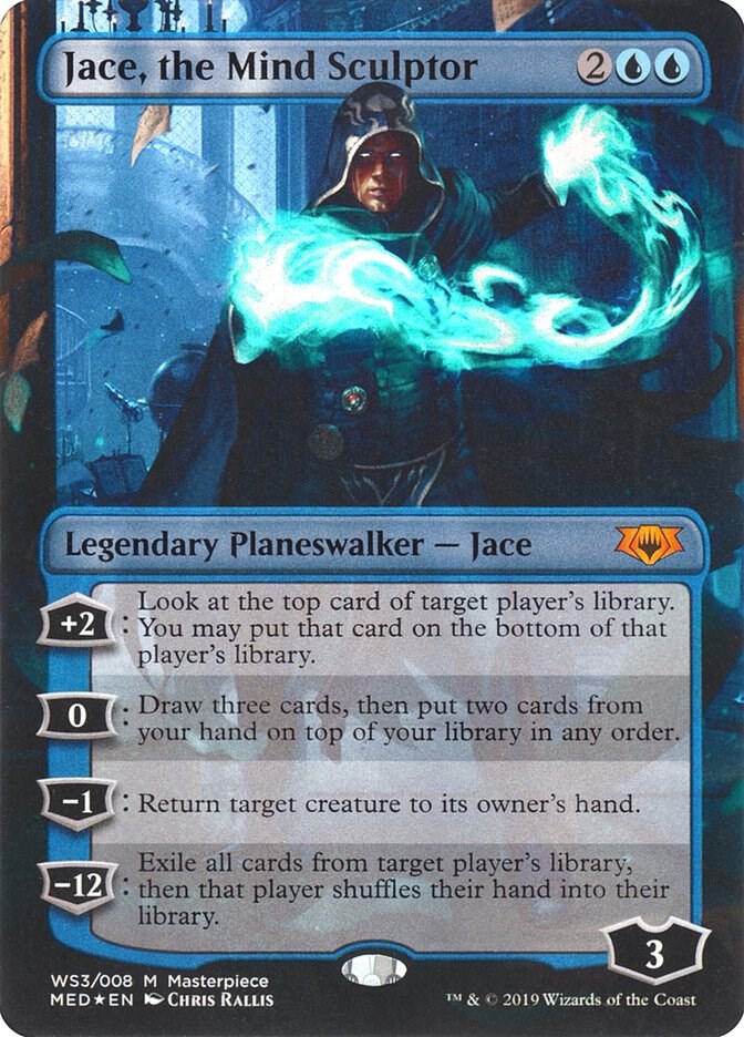 Jace, the Mind Sculptor (WS3) [Mythic Edition: War of the Spark] [Borderless]