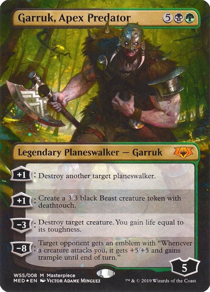 Garruk, Apex Predator (WS5) [Mythic Edition: War of the Spark] [Borderless]