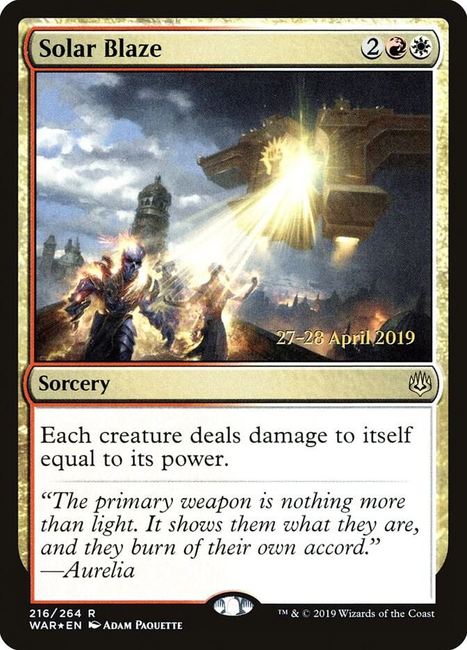 Solar Blaze (216) [Prerelease Cards]