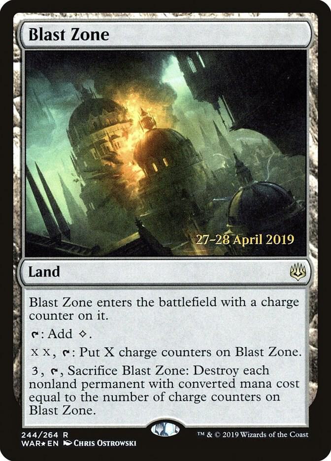 Blast Zone (WAR) (244) [Prerelease Cards]