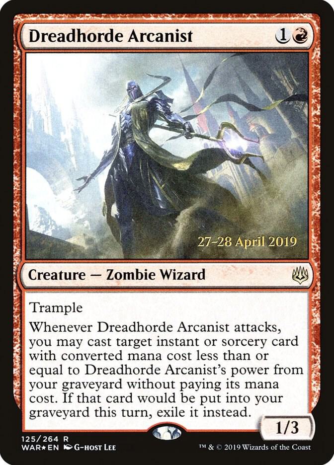Dreadhorde Arcanist (125) [Prerelease Cards]