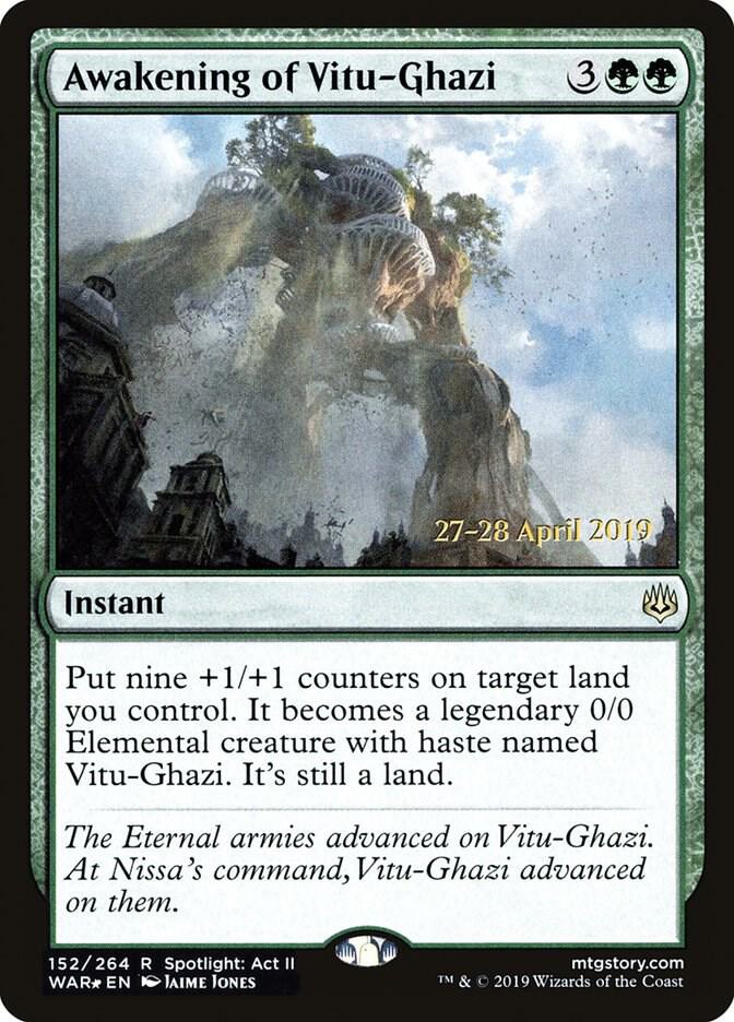 Awakening of Vitu-Ghazi (152) [Prerelease Cards]