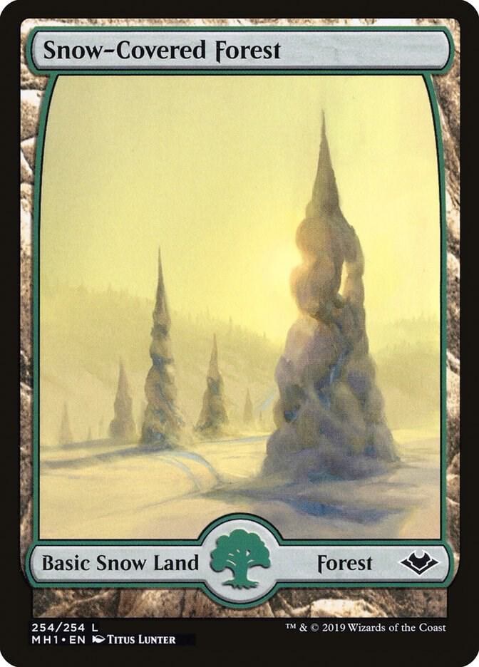 Snow-Covered Forest (254) [Modern Horizons]