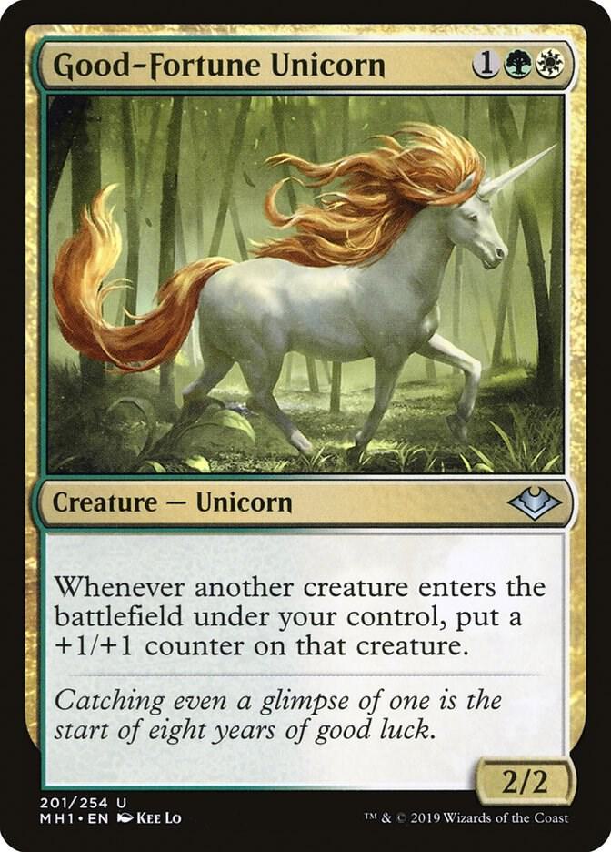 Good-Fortune Unicorn (201) [Modern Horizons]