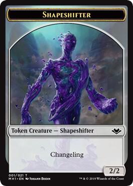 Shapeshifter // Construct Double-Sided Token (1 // 17) [Modern Horizons]