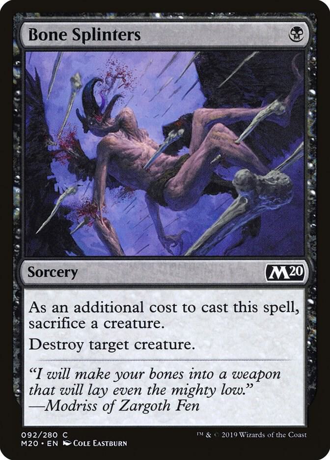 Bone Splinters (92) [Core Set 2020]