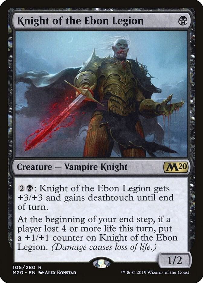 Knight of the Ebon Legion (105) [Core Set 2020]