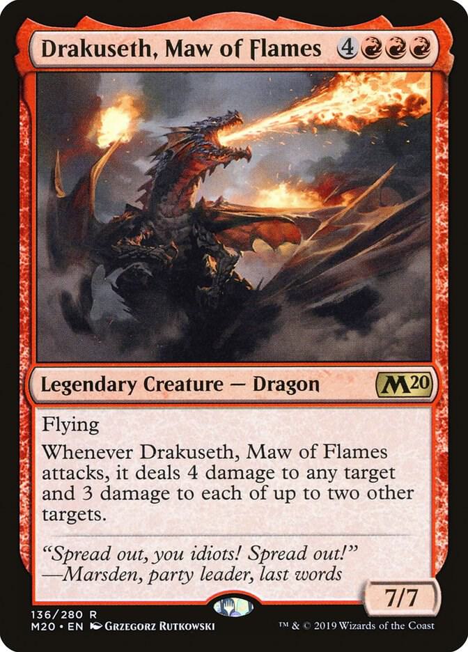 Drakuseth, Maw of Flames (136) [Core Set 2020]