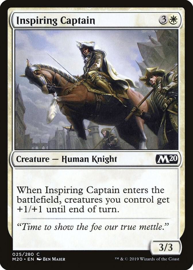 Inspiring Captain (25) [Core Set 2020]