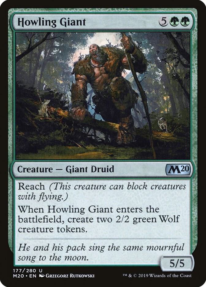 Howling Giant (177) [Core Set 2020]
