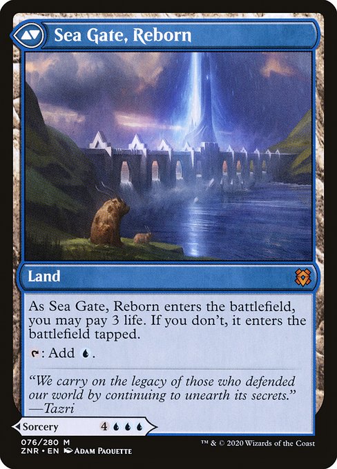 Sea Gate Restoration (76) [Zendikar Rising] Reverse