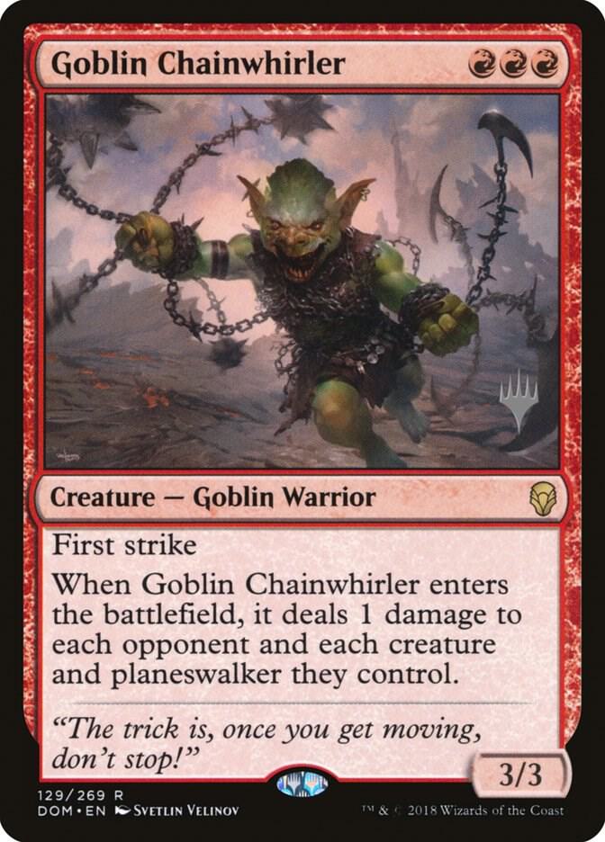 Goblin Chainwhirler (129) [Core Set 2020 Promos]