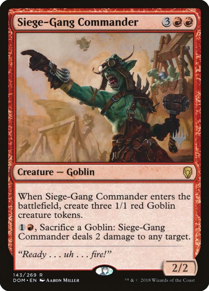 Siege-Gang Commander (143) [Core Set 2020 Promos]