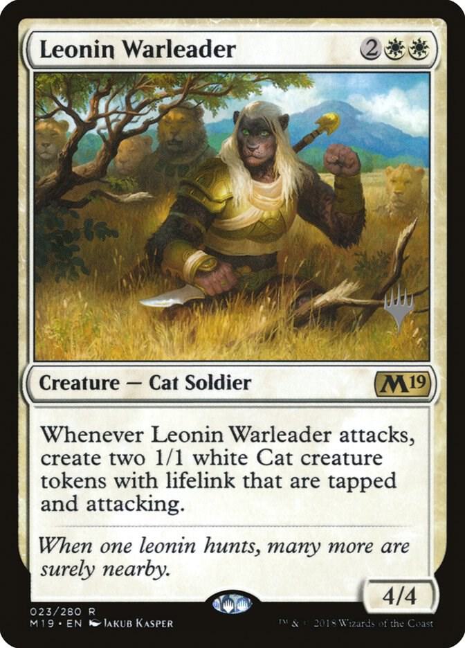 Leonin Warleader (23) [Core Set 2020 Promos]