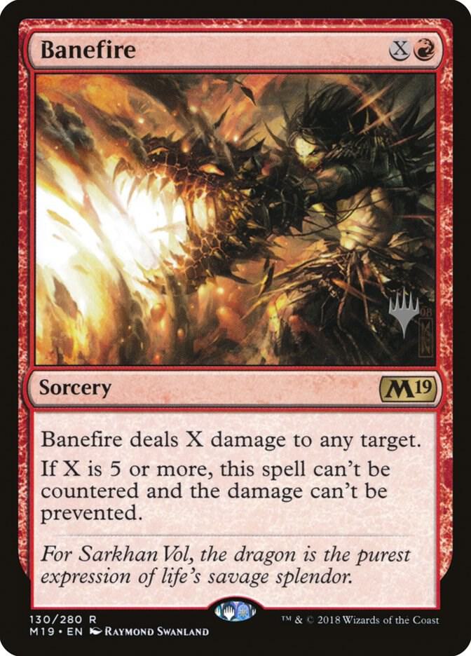 Banefire (130) [Core Set 2020 Promos]