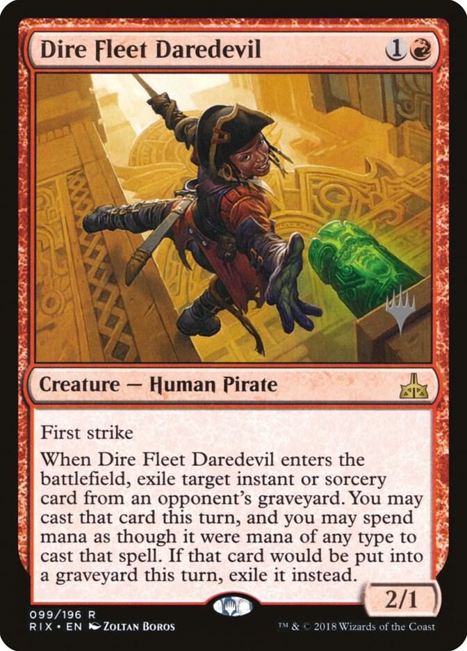 Dire Fleet Daredevil (99) [Core Set 2020 Promos]