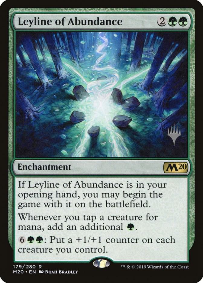 Leyline of Abundance (179) [Core Set 2020 Promos]