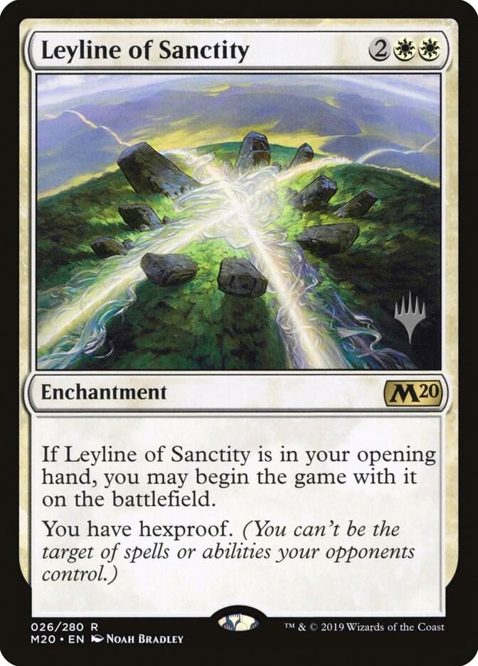 Leyline of Sanctity (26) [Core Set 2020 Promos]