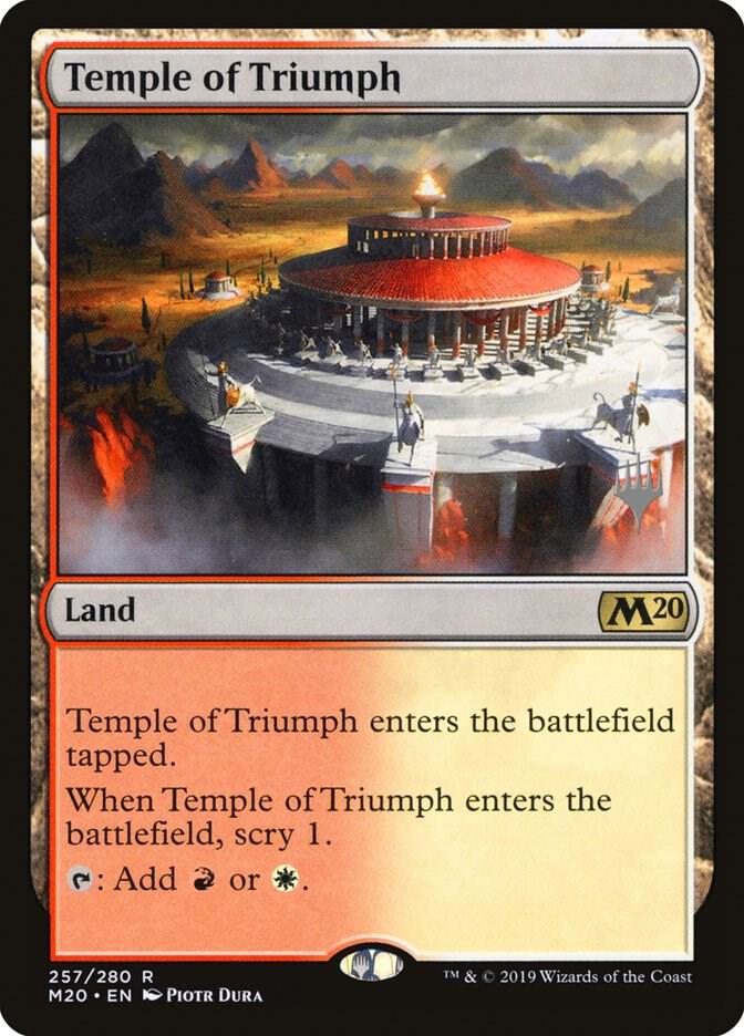 Temple of Triumph (257) [Core Set 2020 Promos]