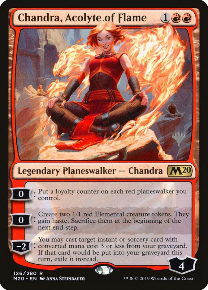 Chandra, Acolyte of Flame (126) [Core Set 2020 Promos]