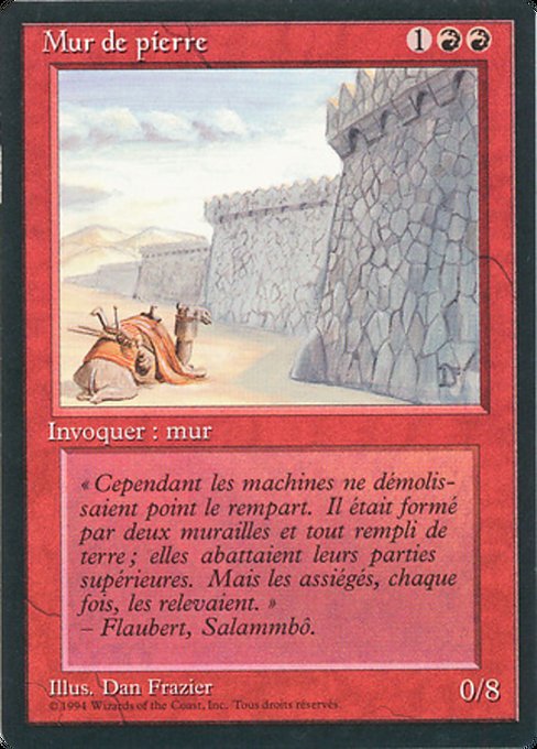 Wall of Stone (184) [Foreign Black Border]