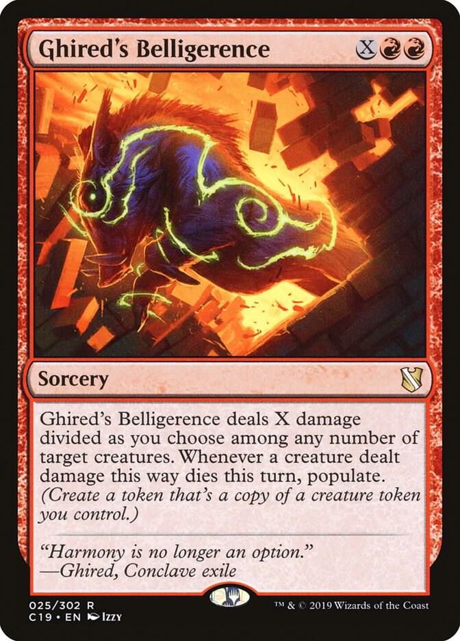 Ghired's Belligerence (25) [Commander 2019]