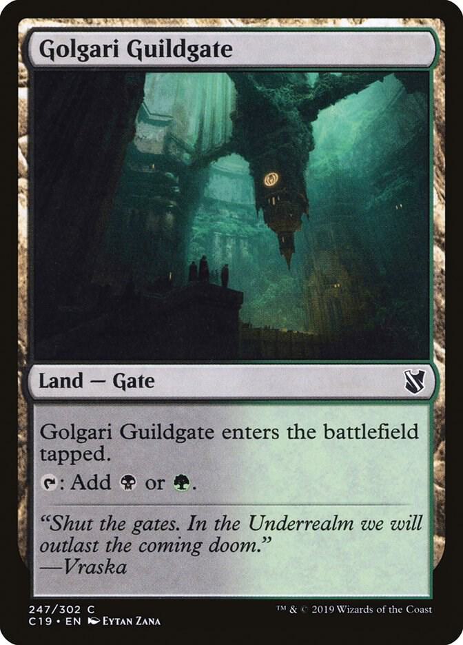 Golgari Guildgate (247) [Commander 2019]