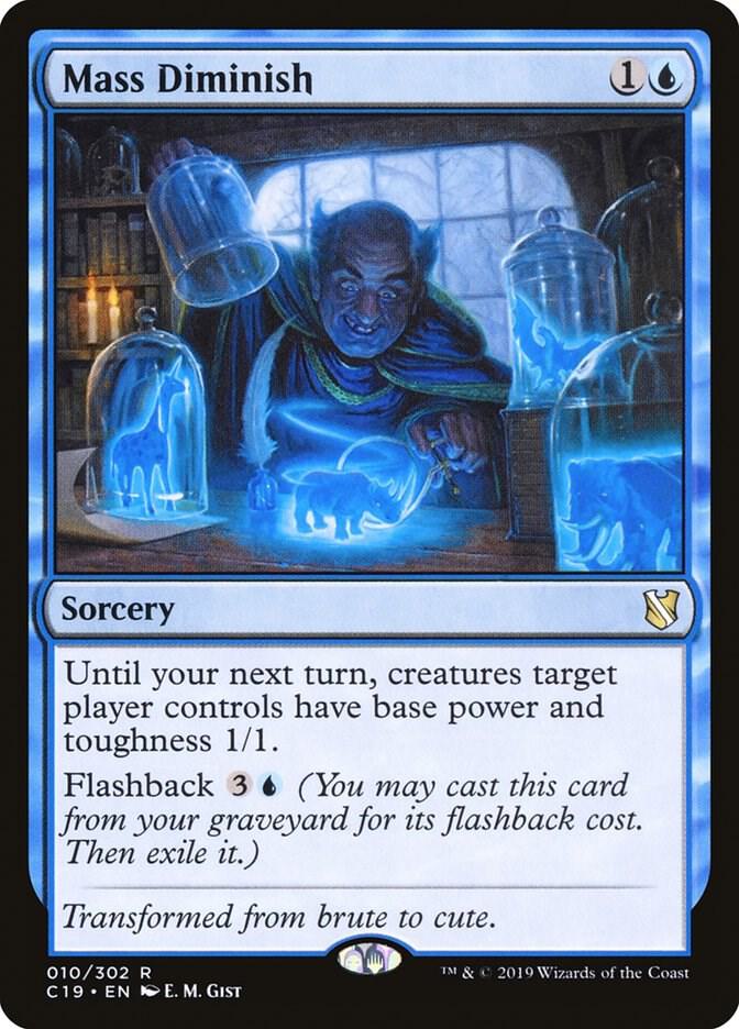 Mass Diminish (10) [Commander 2019]
