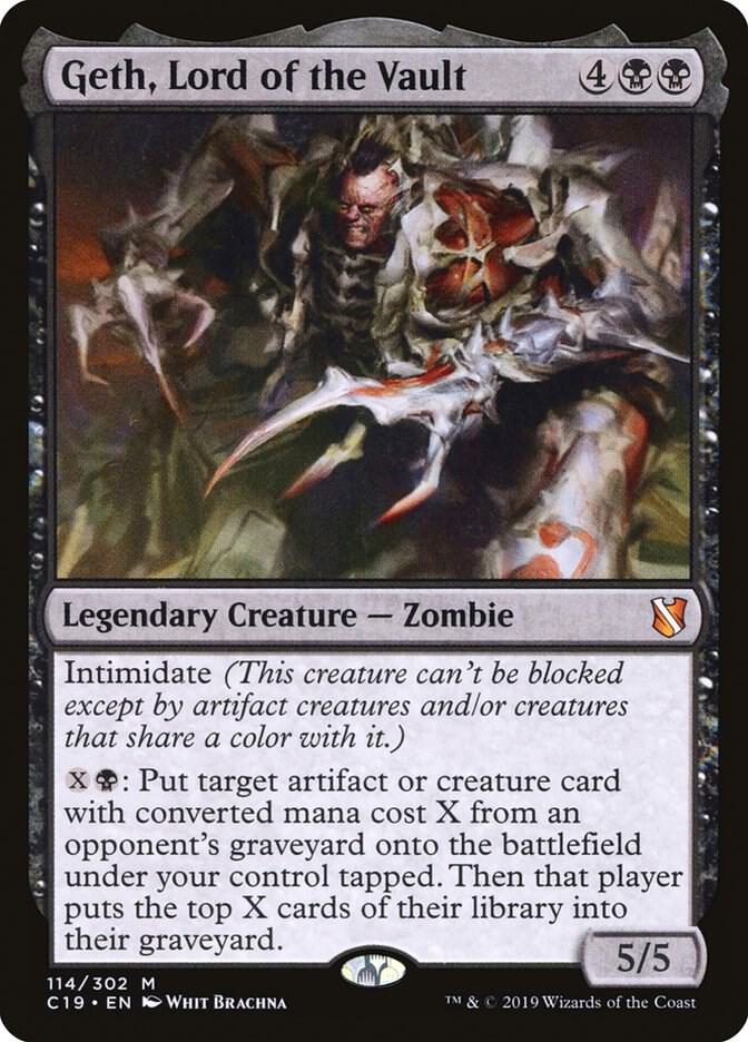 Geth, Lord of the Vault (114) [Commander 2019]