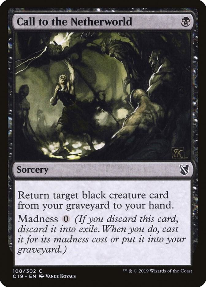 Call to the Netherworld (108) [Commander 2019]