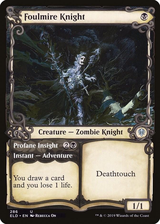 Foulmire Knight (Showcase) (286) [Throne of Eldraine] [Showcase]