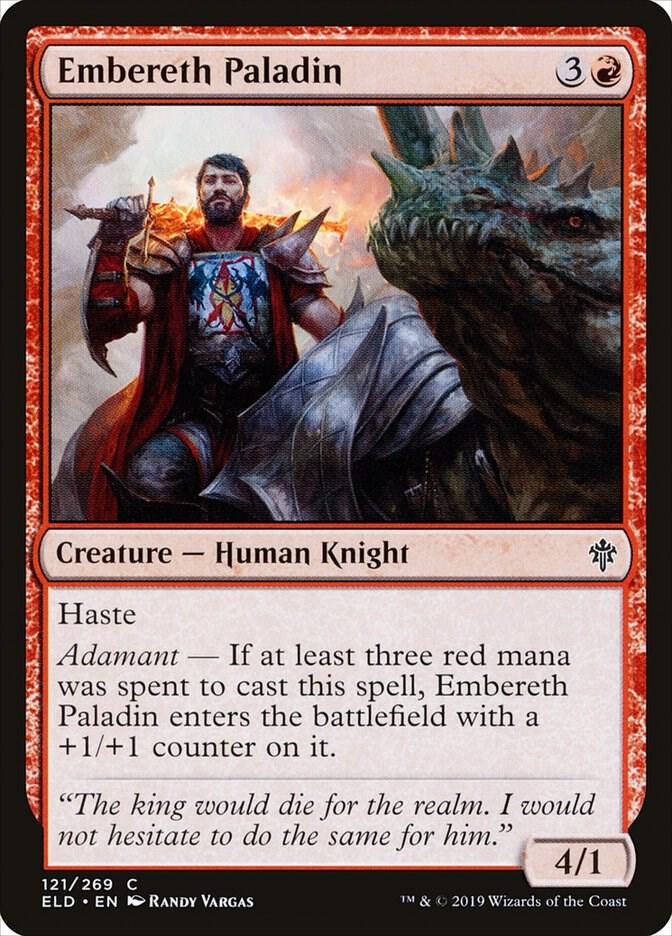 Embereth Paladin (121) [Throne of Eldraine]