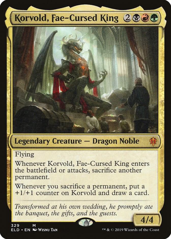 Korvold, Fae-Cursed King (329) [Throne of Eldraine]