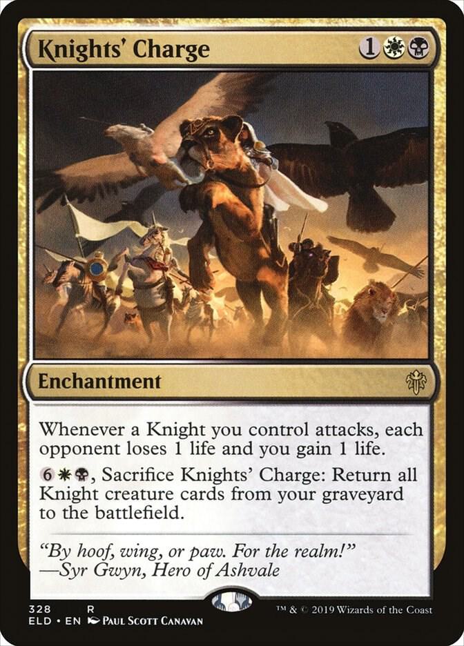Knights' Charge (328) [Throne of Eldraine]
