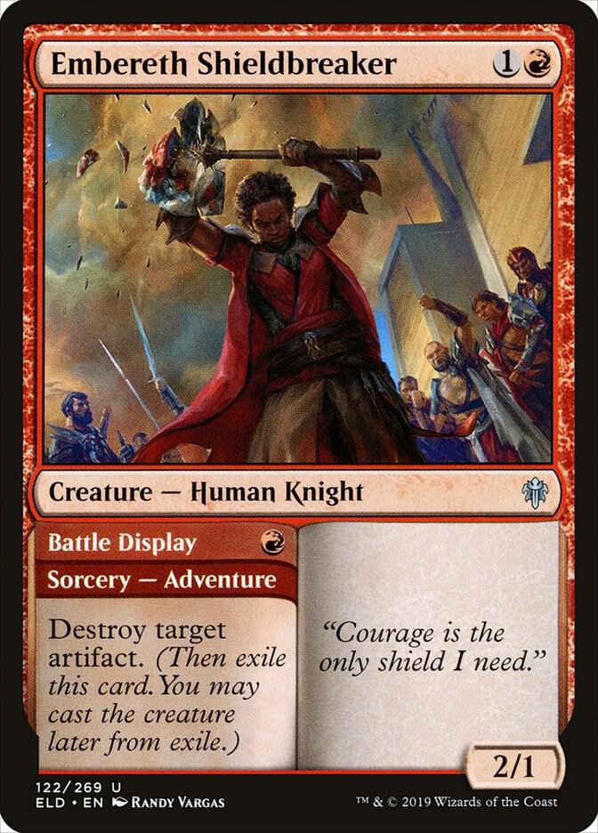 Embereth Shieldbreaker (122) [Throne of Eldraine]