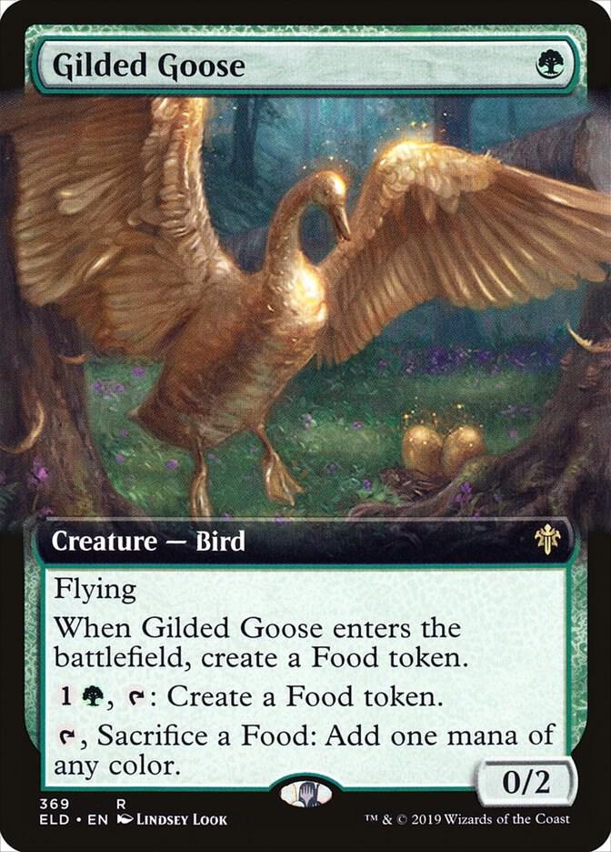 Gilded Goose (Extended Art) (369) [Throne of Eldraine] [Extended Art]