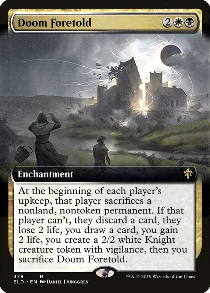 Doom Foretold (Extended Art) (378) [Throne of Eldraine] [Extended Art]