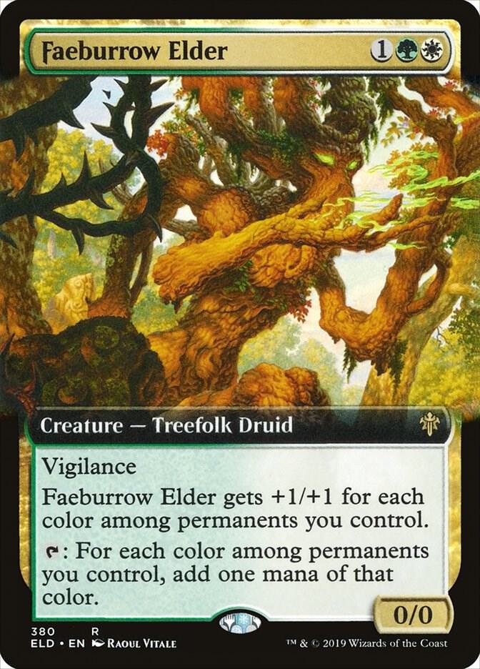 Faeburrow Elder (Extended Art) (380) [Throne of Eldraine] [Extended Art]
