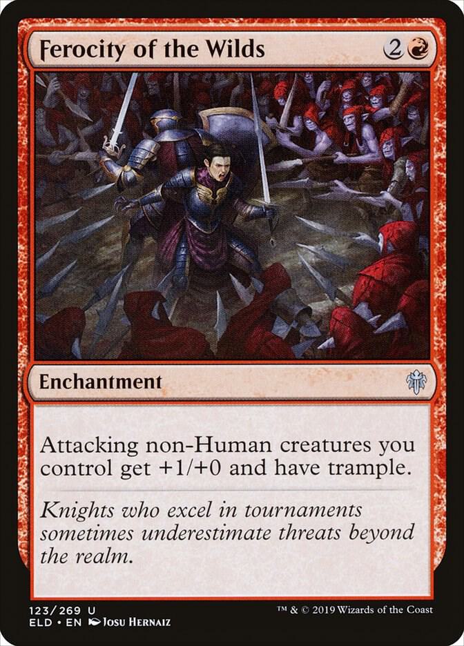 Ferocity of the Wilds (123) [Throne of Eldraine]