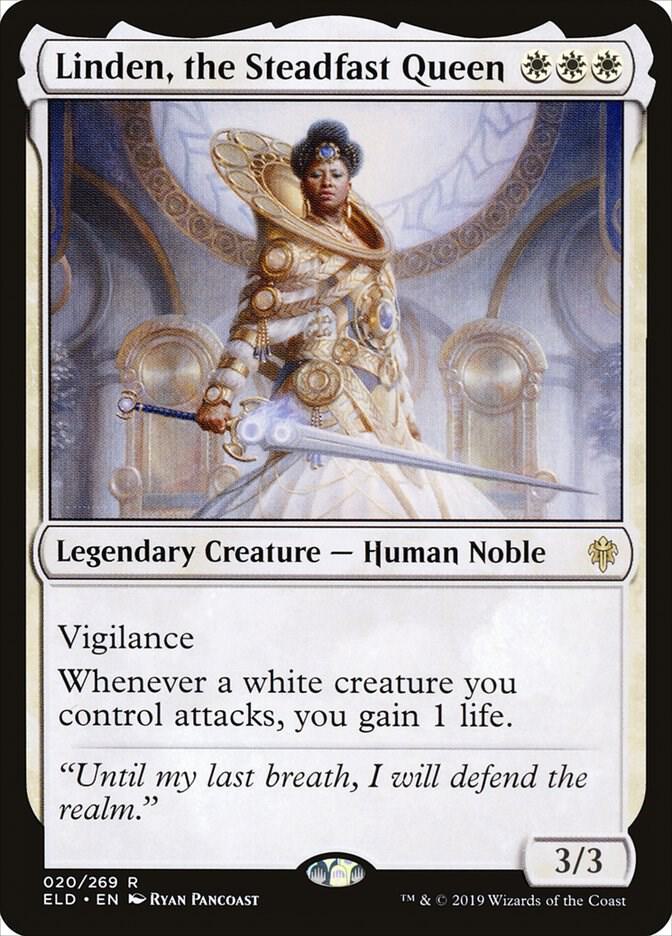 Linden, the Steadfast Queen (20) [Throne of Eldraine]