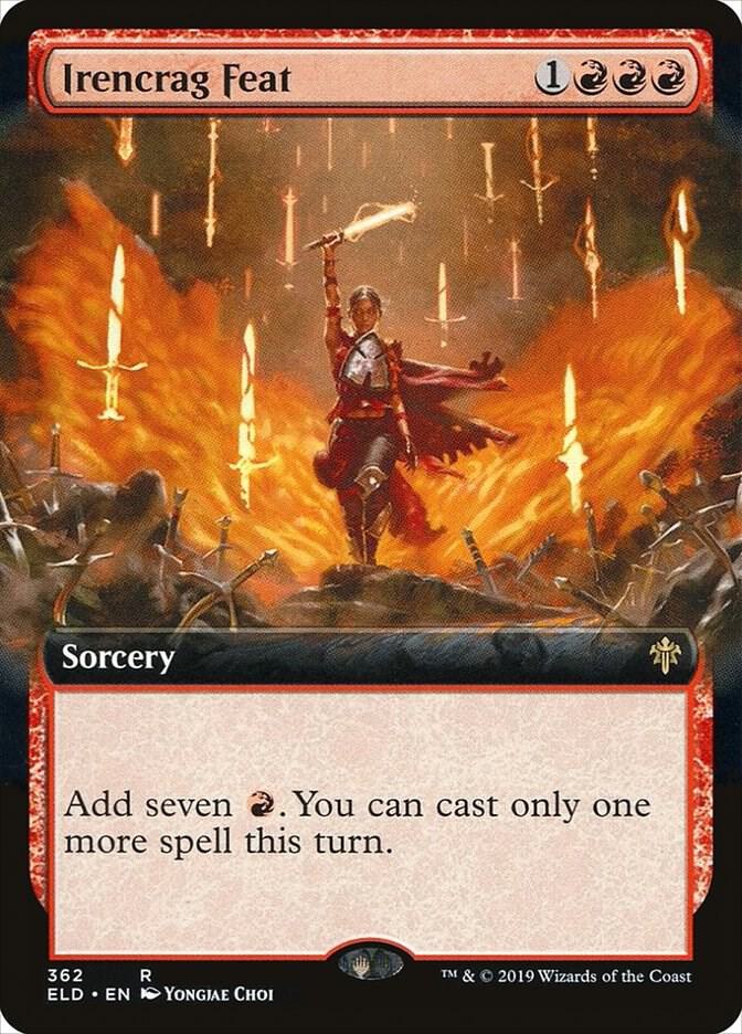 Irencrag Feat (Extended Art) (362) [Throne of Eldraine] [Extended Art]