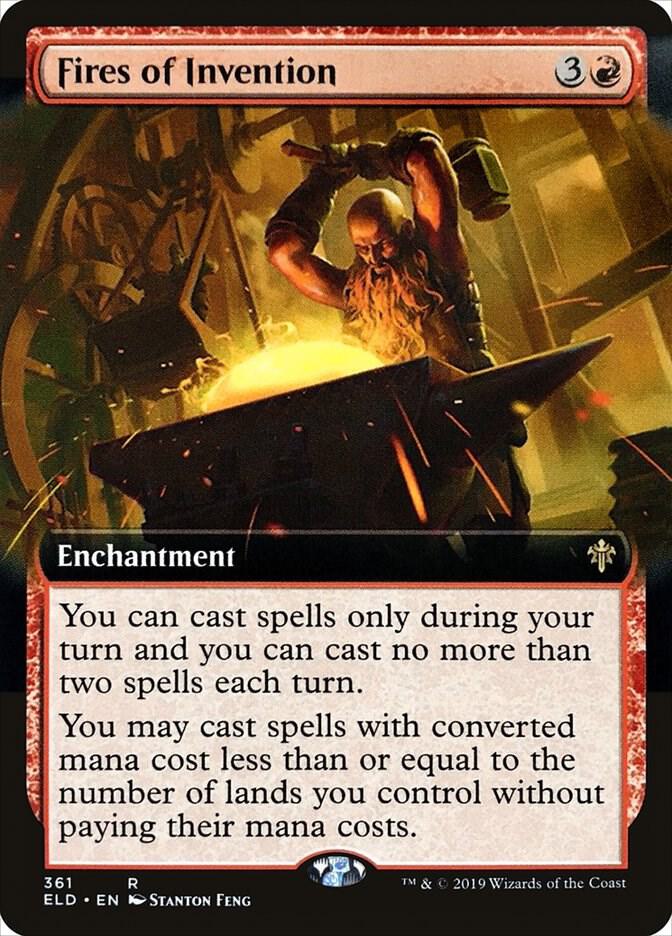 Fires of Invention (Extended Art) (361) [Throne of Eldraine] [Extended Art]