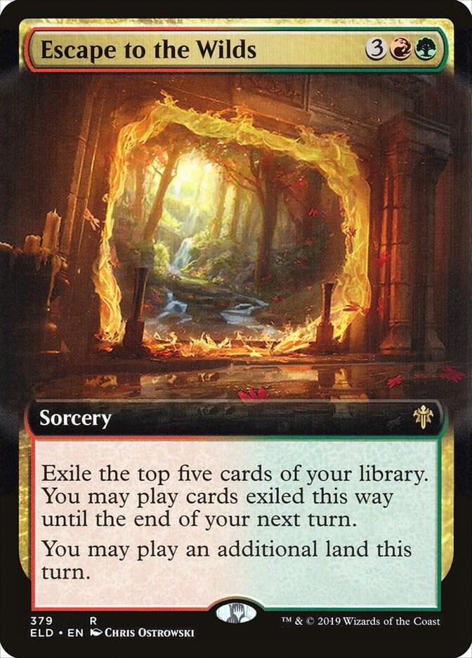 Escape to the Wilds (Extended Art) (379) [Throne of Eldraine] [Extended Art]