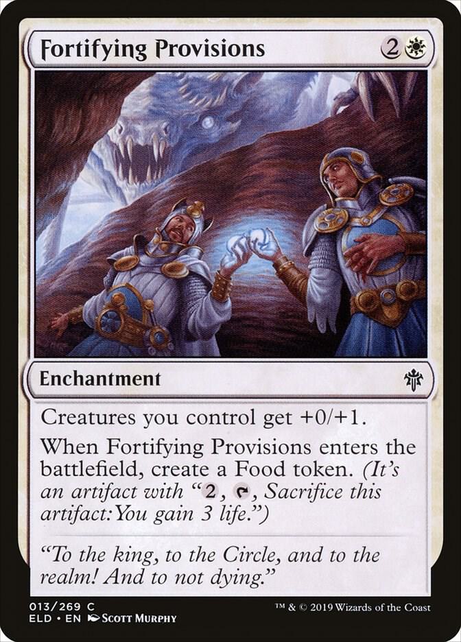 Fortifying Provisions (13) [Throne of Eldraine]