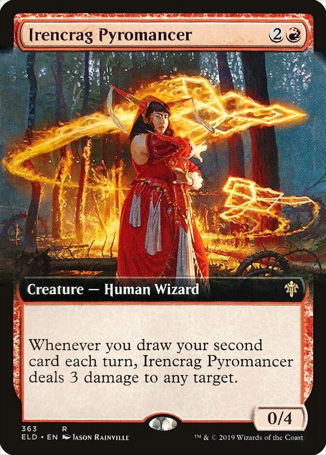 Irencrag Pyromancer (Extended Art) (363) [Throne of Eldraine] [Extended Art]