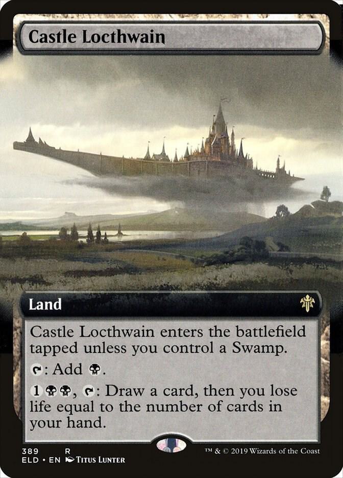Castle Locthwain (Extended Art) (389) [Throne of Eldraine] [Extended Art]