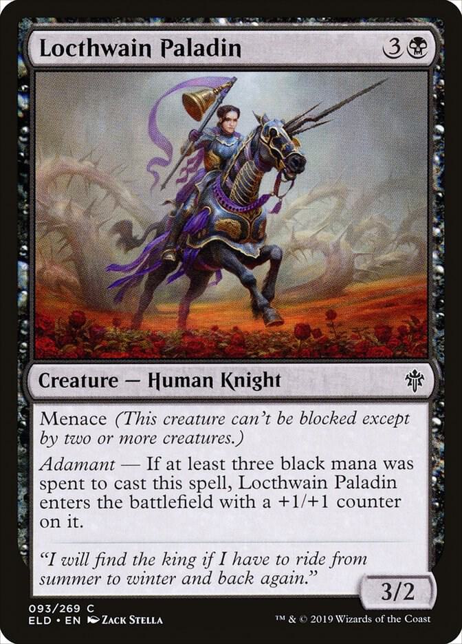 Locthwain Paladin (93) [Throne of Eldraine]