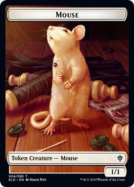 Mouse Token (4) [Throne of Eldraine]