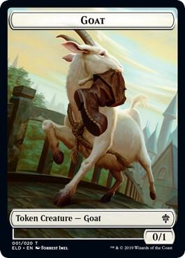 Goat Token (1) [Throne of Eldraine]